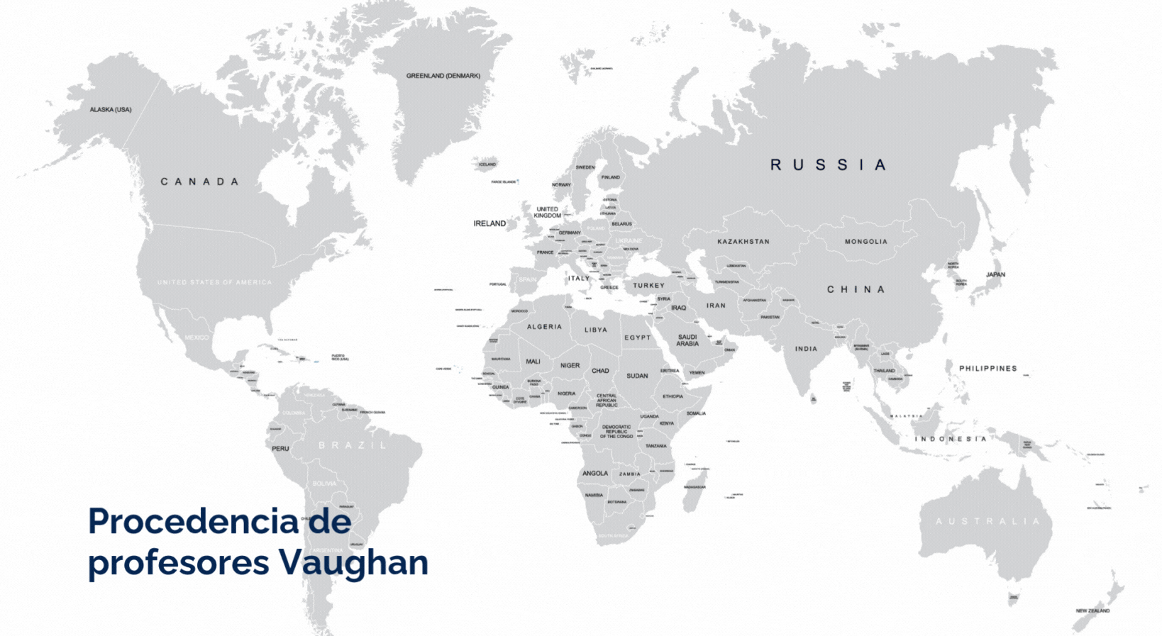 Un total de 495 profesores distribuidos por el mundo