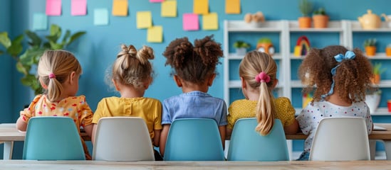 Niñas clase Inglés