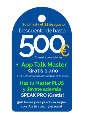 promo master agosto